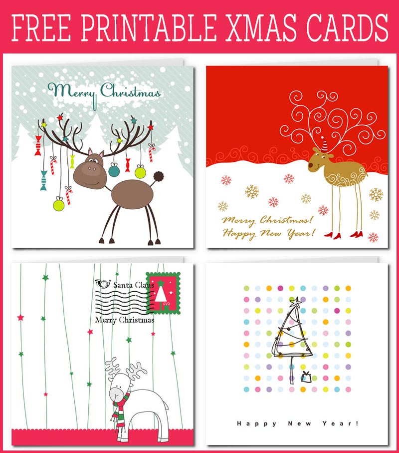 Create Free Printable Christmas Cards Free Printable Templates