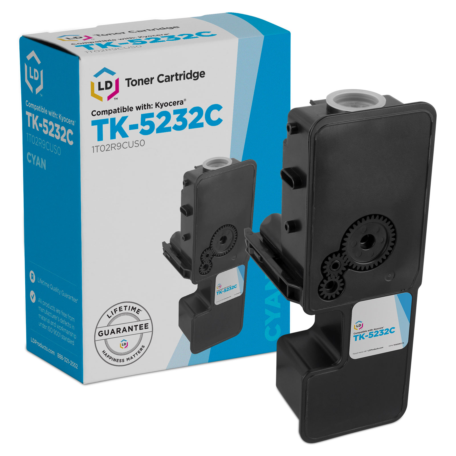 Photos - Ink & Toner Cartridge Kyocera Mita TK5232 Laser - Compatible Cyan TK-5232C 