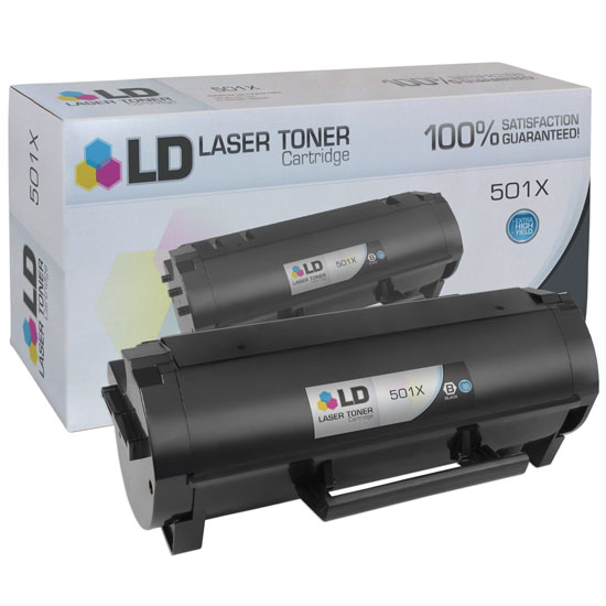 Photos - Ink & Toner Cartridge Lexmark 501X Laser - Compatible HY Black 50F1X00 