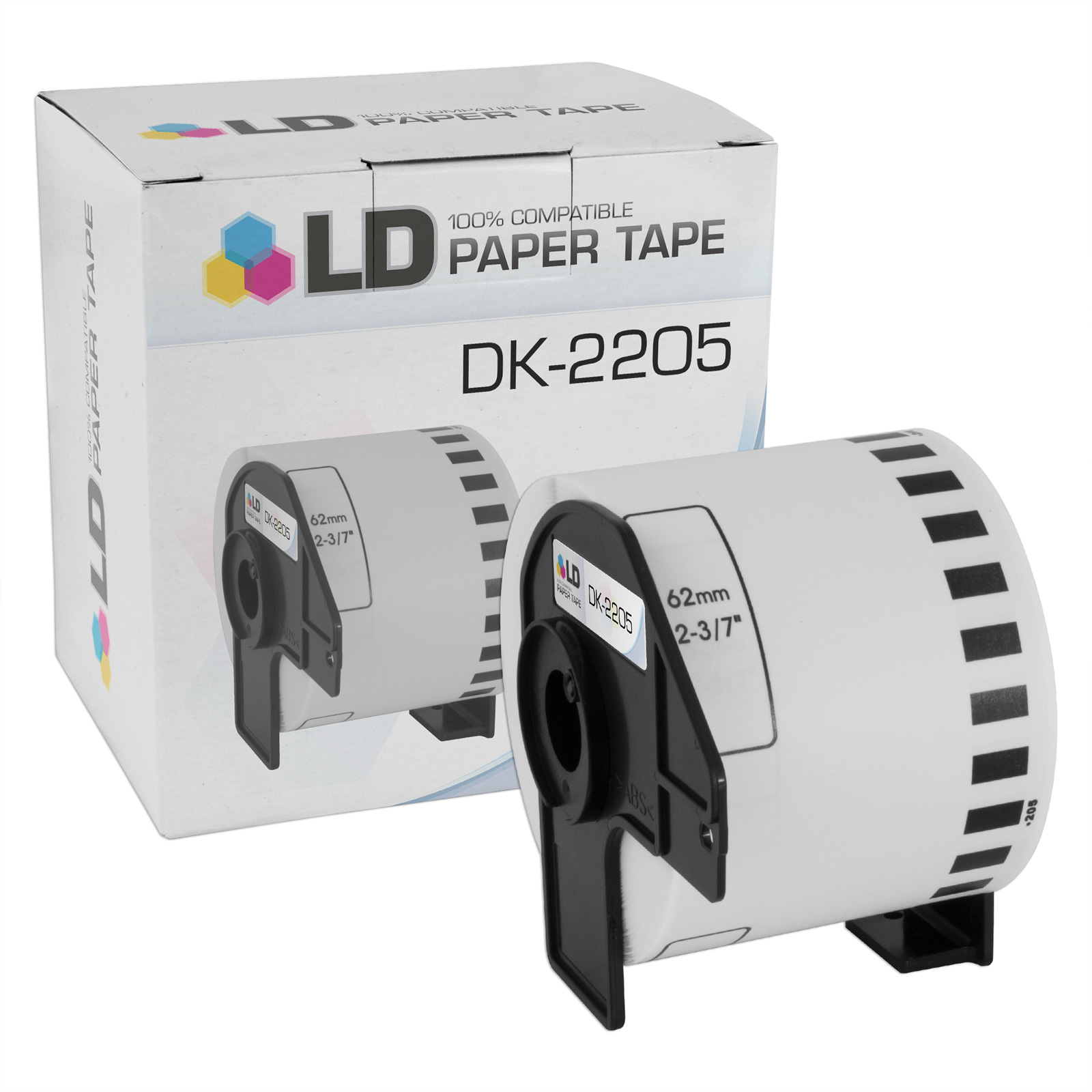 Brother DK2205 Compatible Tape DK2205 Paper Tape (2.4 in