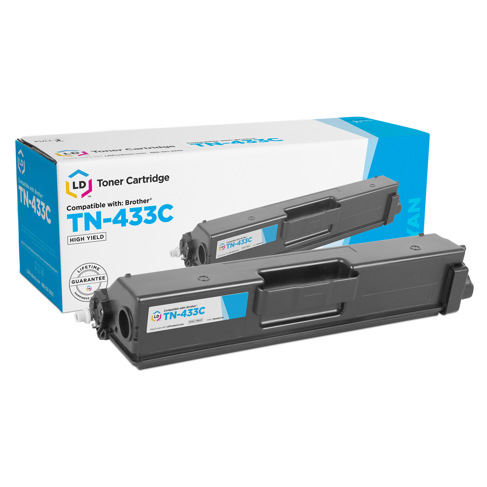 Photos - Ink & Toner Cartridge Brother TN433 Laser - Compatible HY Cyan TN433C 