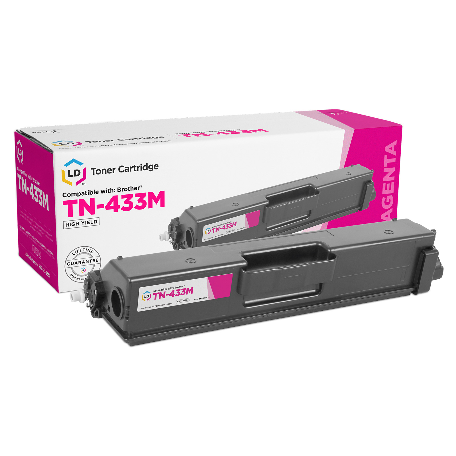 Photos - Ink & Toner Cartridge Brother TN433 Laser - Compatible HY Magenta TN433M 