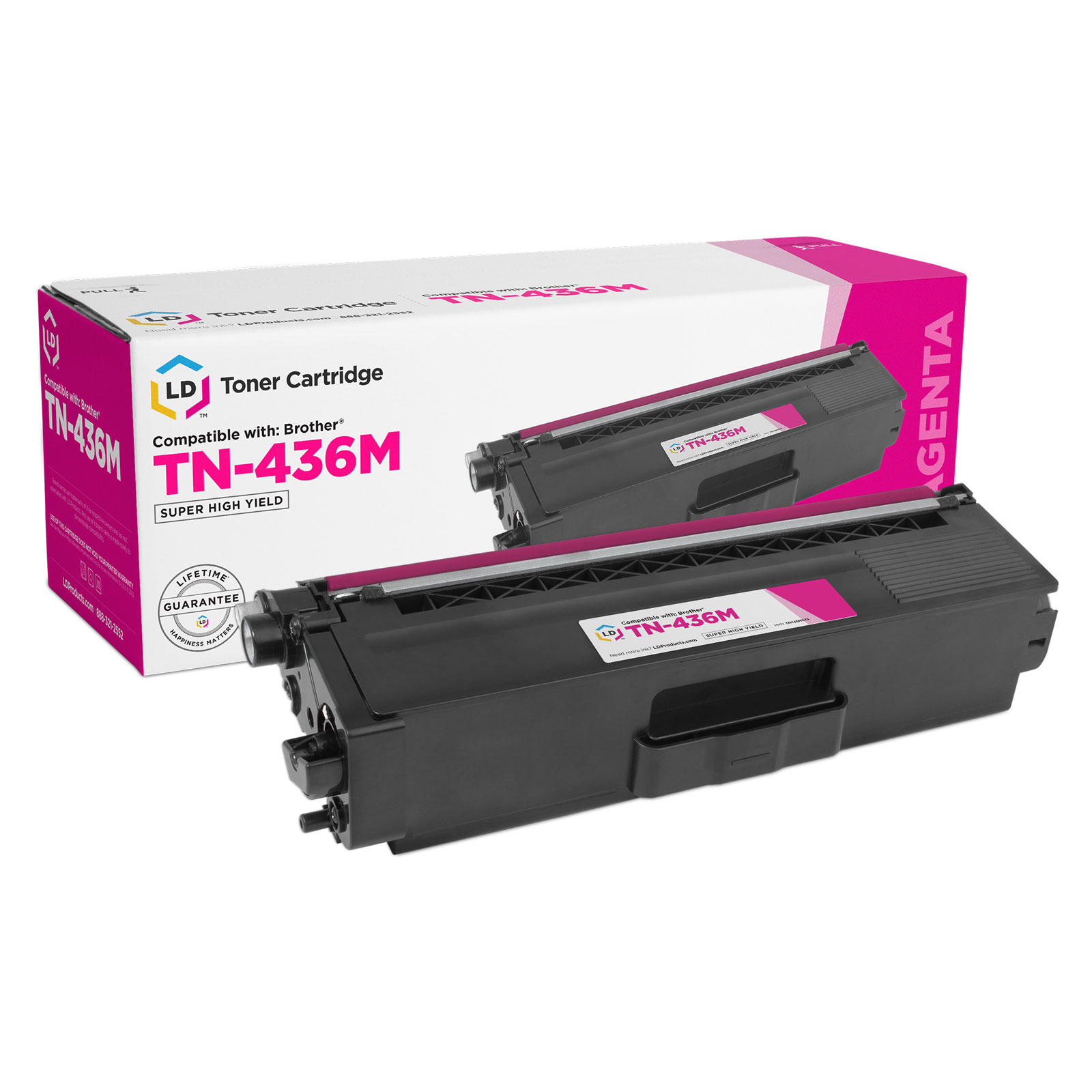 Photos - Ink & Toner Cartridge Brother TN436 Laser - Compatible Super HY Magenta TN436M 