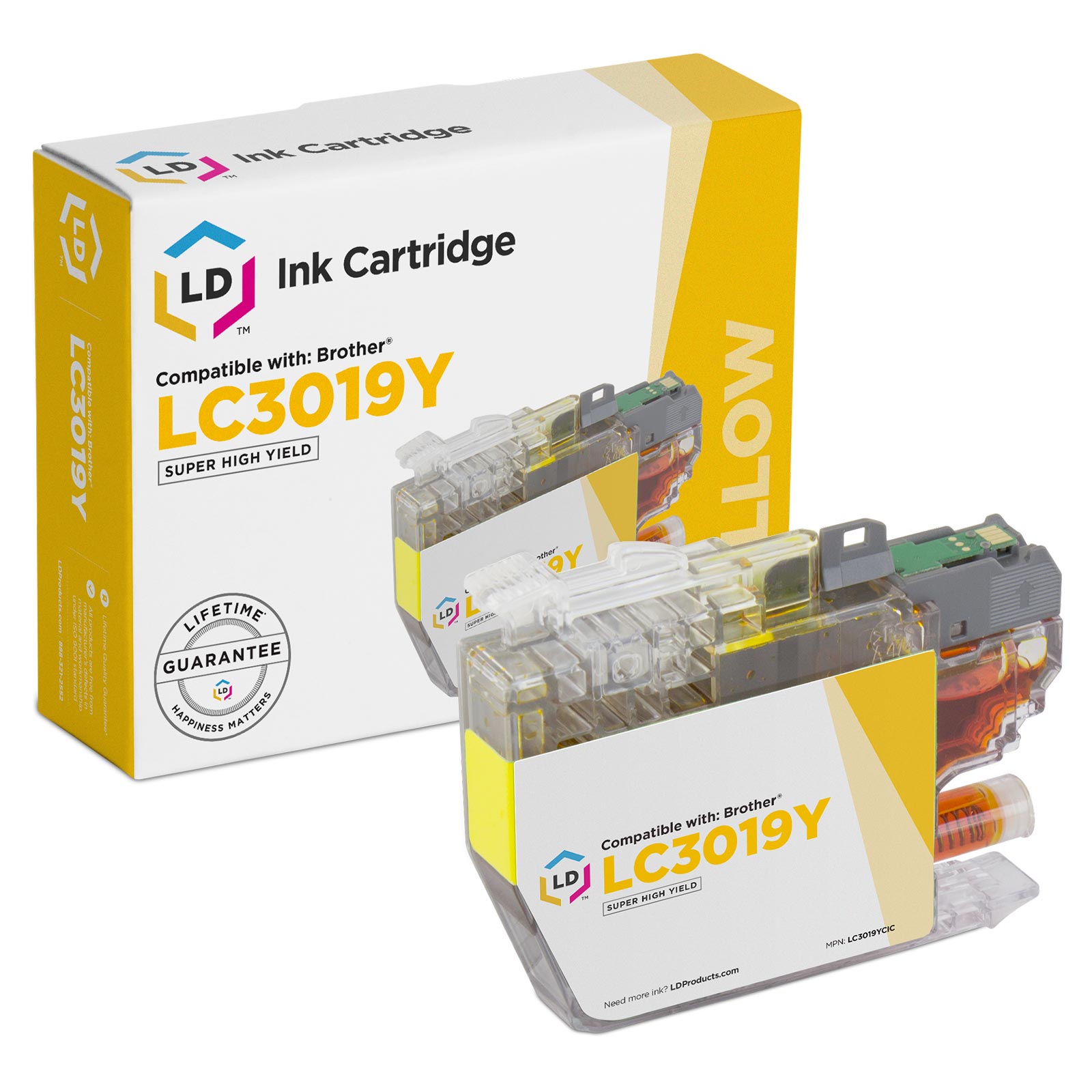 Photos - Ink & Toner Cartridge Brother LC3019 Ink - Compatible Super HY Yellow LC3019Y 