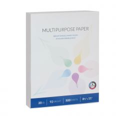 LD Multipurpose Paper, 500 Sheets, 8-1/2 x 11, 92 Bightness, White