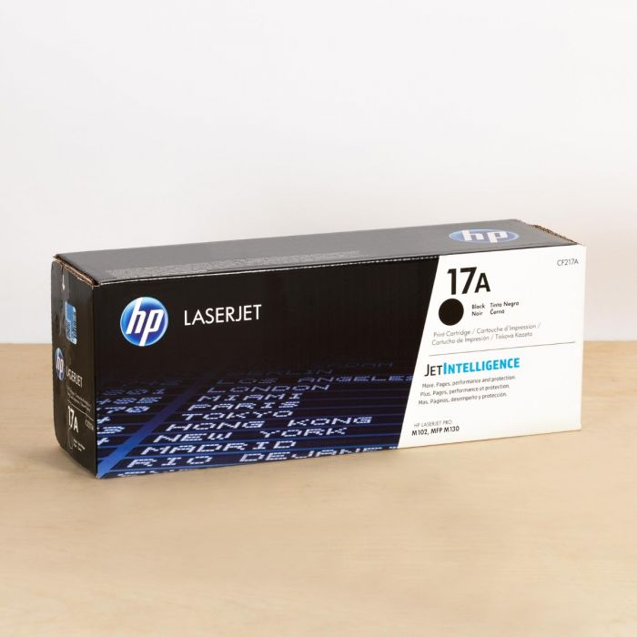 2pk Comp Black Laser Toner Cartridge w/chip for HP CF217A 17A M102a M130a M130nw 