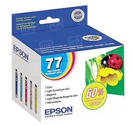 Epson 77 / T077920 Original Ink (5-Color Multipack) - More Prints ...