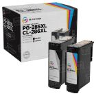 Remanufactured Canon PG-285XL Black and CL-286XL Color Ink Set of 2