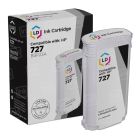 LD Remanufactured Standard Yield Photo Black Ink Cartridge for HP 727 (B3P23A)