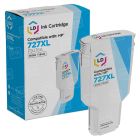 Remanufactured High Yield Cyan Ink Cartridge for HP 727 (F9J76A)