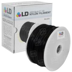 LD Black 1.75mm Nylon Filament for 3D Printing