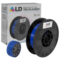 LD Blue 1.75mm TPU Filament for 3D Printing