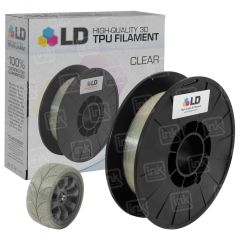 LD Clear 1.75mm TPU Filament for 3D Printing