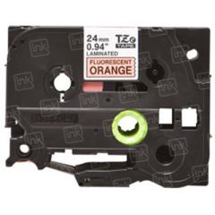 OEM Brother TZeB51 Black on Fluorescent Orange Tape