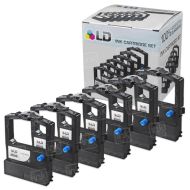 Compatible Replacement for Okidata 52106001 Black Printer Ribbon, 6-Pack