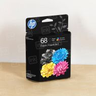 Original HP 68 2-Pack Black/Tri-color Ink Cartridge Combo, 6L6S2TN
