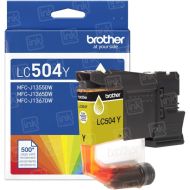 Brother Genuine LC504Y Standard Yield Yellow Ink Cartridge