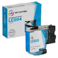 Compatible Brother LC504C Standard Yield Cyan Ink Cartridge