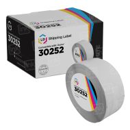 Compatible Tape Dymo 30252 Black on White for your Dymo Label Printer - 1.1 x 3.5 ft