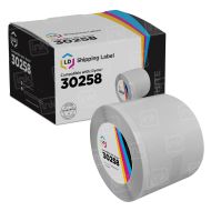 Compatible Tape Dymo 30258 Black on White for your Dymo Label Printer - 2.1 x 2.75 ft