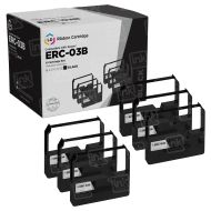 Epson Compatible ERC-03 Black Printer Ribbon, 6-pack