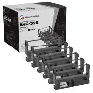 Epson Compatible ERC-39B Black POS Ribbon, 6-pack