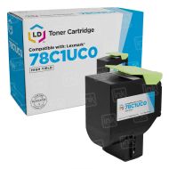 Lexmark Compatible 78C1UC0 Ultra High Yield Cyan Toner Cartridge