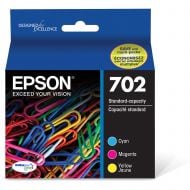 Genuine Epson T702  Cyan, Magenta & Yellow Ink Cartridge