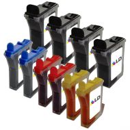 Compatible LC21 Set of 10 Ink cartridges for Brother
