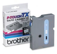 OEM Brother TX2331 Blue on White 1/2" Tape