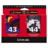 OEM Lexmark No. 43/44 Black/Color Combo Pack