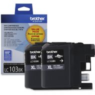 OEM Brother LC1032PKS HY Black Ink Cartridges, 2-Pack