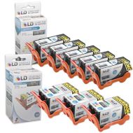 Compatible Replacement for Dell Series 23 Black and Color Ink 8-Pack