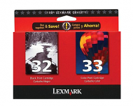 OEM Lexmark 18C0532 Black and Color Ink Twin Pack