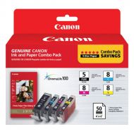 Genuine Canon Set of 4 Ink Cartridges- PGI-5/CLI-8