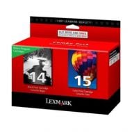 Original Lexmark 18C2239 Black and Color Ink Cartridges