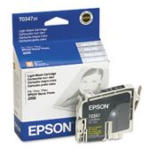 OEM Epson T0347 Light Black Ink Cartridge