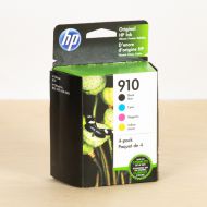 OEM HP 910 Black/Color Ink Cartridge 4-Pack