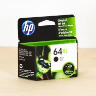 HP 64XL High Yield Black Ink Cartridge, N9J92AN