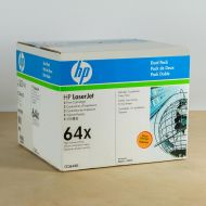 HP 64X Black Original CC364XD Toners, 2-Pack