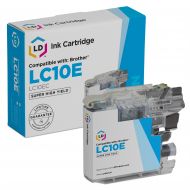 Compatible Brother LC10EC Super HY Cyan Ink Cartridges