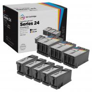 Compatible Replacement for Dell Series 24 Black & Color Ink 8-Pack