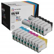 Remanufactured T068/T069 Set of 14 Cartridges for Epson- Great Deal!