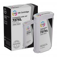 Remanufactured High Yield Matte Black Ink Cartridge for HP 727XL