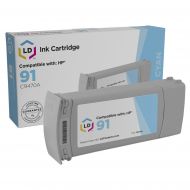 Remanufactured Light Cyan Ink Cartridge for HP 91