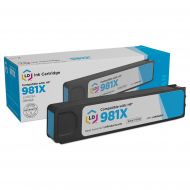 Remanufactured High Yield Cyan Ink Cartridge for HP 981X