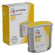 Remanufactured Yellow Ink Cartridge for HP 82