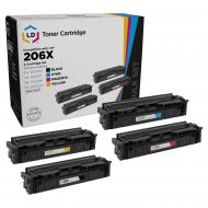 Compatible Replacement Cartridges for HP, 206X (Bk, C, M, Y) HY Toner Set