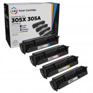 4 Compatible Replacement Toner Cartridges for HP 305A