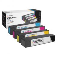 LD Remanufactured 970XL / 971XL 4 Piece Set of Ink for HP